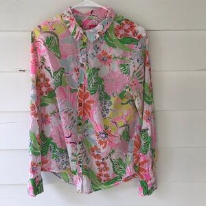 Lily Pulitzer floral shirt